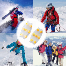 Ice Cleats for Shoes 7-Spike Traction Crampons One Size