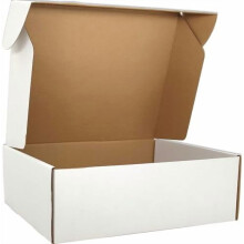 Witte verzenddozen 10x8x2,7 inch, verpakking van 25 stuks