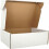 Caixas de envio brancas, 25,4 x 20,3 x 6,9 cm (10 x 8 x 2,7 polegadas), pacote com 25 unidades. 1