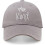 Damebaseballcaps i bomull med inspirerende ordtak 1