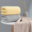 Ensemble serviette de bain et gant de toilette en polyester (1 serviette de bain) 1
