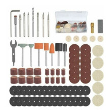 87Pcs Drill Accessories Kit Abrasive Rotary Tool Bits Blades Discs Set for Sanding Cutting Grinding