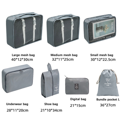 Vandtæt, foldbar rejsetaske, 40L 2