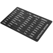 Kitchen Measurement Conversion Chart Magnet PVC 4.7x3.1x0.1