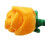 Rosa de pelúcia com haste flexível, buquê de feltro macio, 65 x 10 cm 1