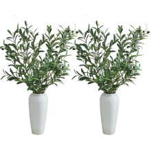 Galhos de Oliveira Artificiais, Hastes Verdes, 99 cm (39 polegadas), 4 peças