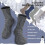 Men's Wool Socks Velvet Thick Solid Color 5 Pairs 3