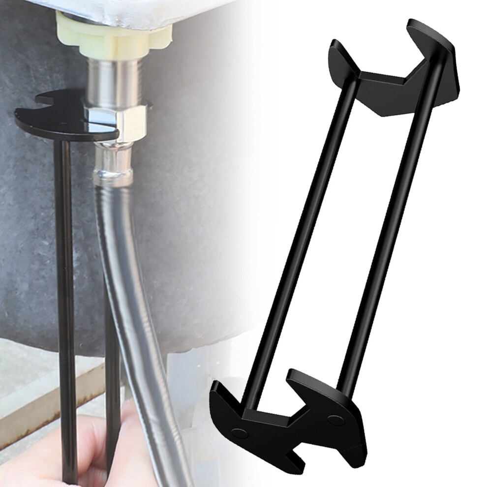 Basin Wrench Set 4-Jaw Hex For Tub Drain And Faucet 937196774470