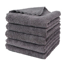 Chiffon de nettoyage en microfibre noir 25 x 25 cm