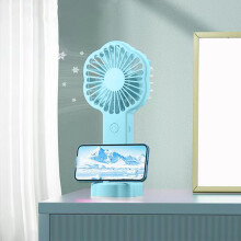 Kézi asztali ventilátor Nagy szélerővel rendelkező hordozható töltés