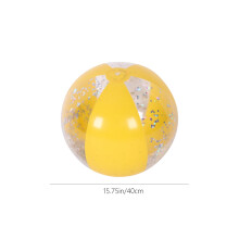 Bola de playa con purpurina y confeti dorado (1 unidad)