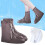 Copriscarpe da pioggia con cerniera, impermeabili, alti, 3