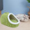 Plush Cat Nest Bed for Small Dogs - Enclosed Cuddle Cave, 5