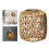 Handwoven Rattan Pendant Light Shade E27 Khaki 5