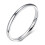 Women's Sterling Silver White Geometry Wedding Ring 6