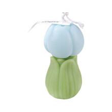 Vela de soja perfumada con forma de tulipán, hecha a mano, 1 unidad.