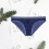Cueca triangular masculina de cintura baixa em malha respirável 3
