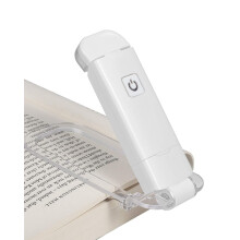 Lampe de lecture rechargeable USB, blanc, 2 niveaux de luminosité