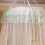 Ciel de lit rond en dentelle, polyester transparent, 70 x 260 cm 7
