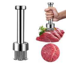 Köttmörningsverktyg med 21 vassa nålar