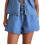 Damen-Pyjamashorts aus Waffelstrick mit Taschen, Größe XL 1