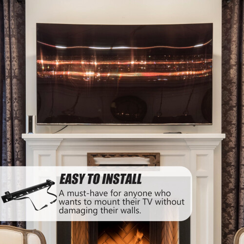 Suporte de parede universal para TV, ideal para quarto. 1