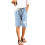 Mädchen Bermuda-Shorts, knielang, gerades Bein, elastischer Bund 4