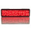 LED  Display Breastpiece DIY Scrolling Message LED Name Tag Badge Rechargeable  Five Characters Red 1
