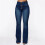 Damjeans med mellanhög midja, utsvängda denim 5