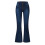 Damjeans med mellanhög midja, utsvängda denim 7