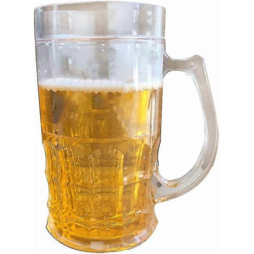 Chope à bière avec glaçons double couche (farce) 450 ml