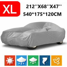 Capa protetora impermeável para carro, ideal para uso externo, compatível com Chevy Malibu e Camaro.
