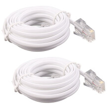 Cabo de extensão de internet RJ11 para RJ45 (telefone) - 3m