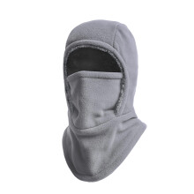 Polár Balaclava Teljes Arcra Szárítható Téli Sapka Világosszürke