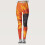 Naadloze, bedrukte legging met hoge taille, enkellengte 7