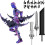 T13Titan Actionfigurset – Ledad robotleksak, 3D 1