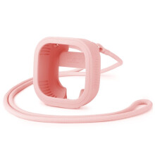 Siliconen Beschermhoes voor SoundLink Micro-II Luidspreker, Schokbestendige Beschermhoes met Schouderband, Roze