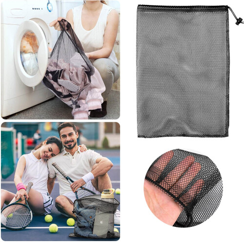 Mesh Drawstring Storage Bag for Toys and Laundry 1 Piece 1
