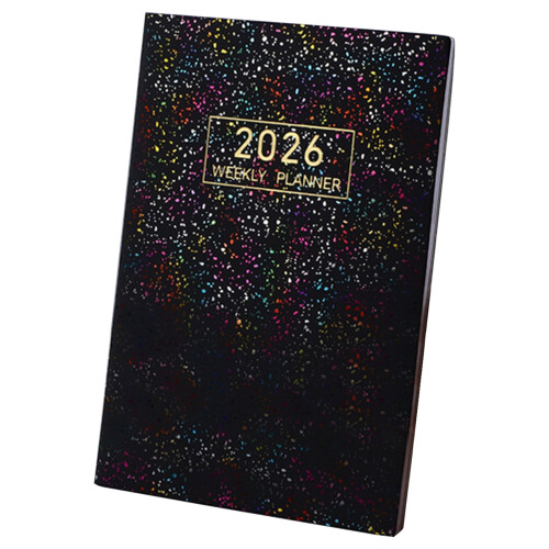 Δερμάτινο Planner2026Εβδομαδιαίο Μηνιαίο8,1" x5,7" Σκληρόδετο