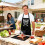 Funny BBQ Apron for Men with 2 Pockets 8