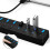 Hub USB 3.0 de 7 puertos con adaptador de corriente y cable de 30 cm. 3