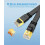 CAT8 Ethernet-kabel Svart 1,8 m 2-pack 4