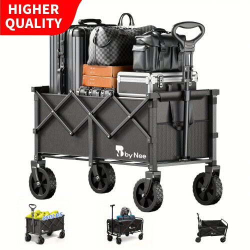 Collapsible Wagon Cart Heavy-Duty 330 lbs