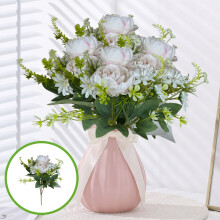 Kunstig blomsterbukett i fargerik farge, 1 stk