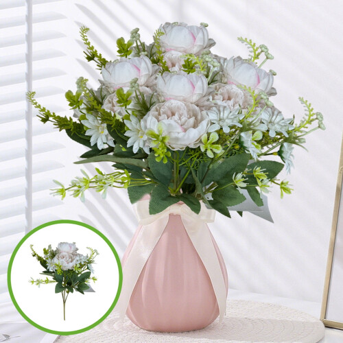 Ramo de flores artificiales vibrantes (1 unidad)