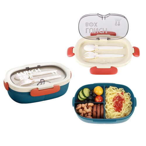 Xloro κουτί bento ενηλίκων 3 θέσεων 9x6x3 ίντσες