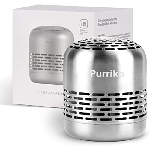 Luktborttagare för kylskåp, luftreningspåse i bambu, 1-pack