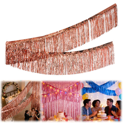 Frynser Guirlande Glitter Streamer 118x11.8in