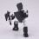 3D-utskriven actionfigur med pistol, 1 st. 4