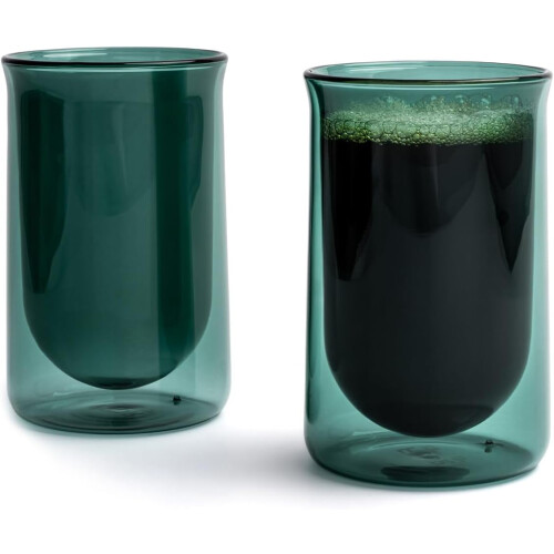 Conjunto de 2 copos de degustação FLUR de 325 ml (11 oz) com parede dupla.